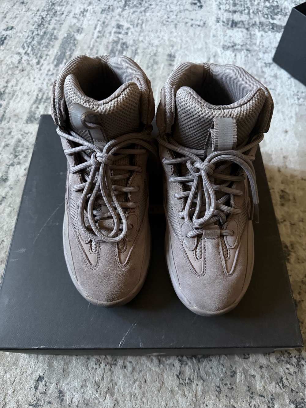 Yeezy Men's High-Top Boots in Taupe